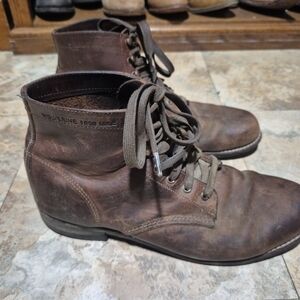 Wolverine 1000 Mile Boots - Men's Size 10.5 Brown Leather